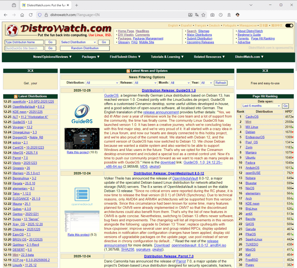 DistroWatch.com