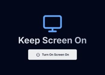 Keep Screen On – 临时保持屏幕常亮的网页工具 / 多平台支持 / 即时使用 / 完全免费