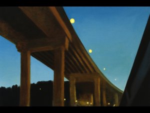 West Seattle Bridge, Night