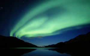 NORTHERN LIGHTS, DENALI NATIONAL PARK, ALASKA