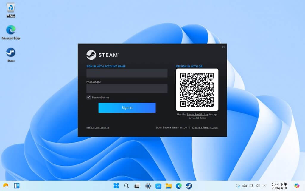 Winux 内置 Steam 客户端