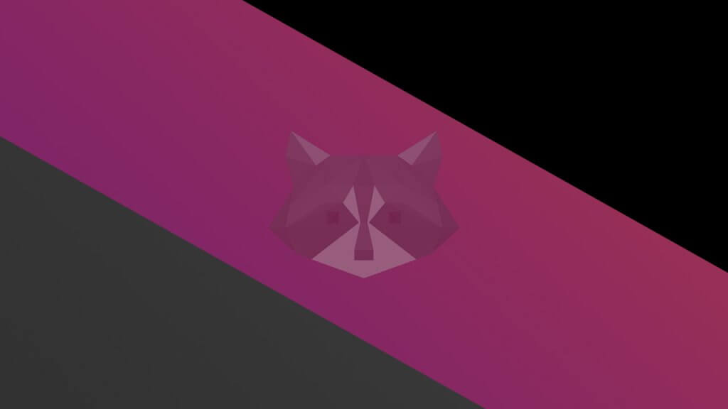 Low-poly Raccoon (Light_Dark) – @moskalenko-v