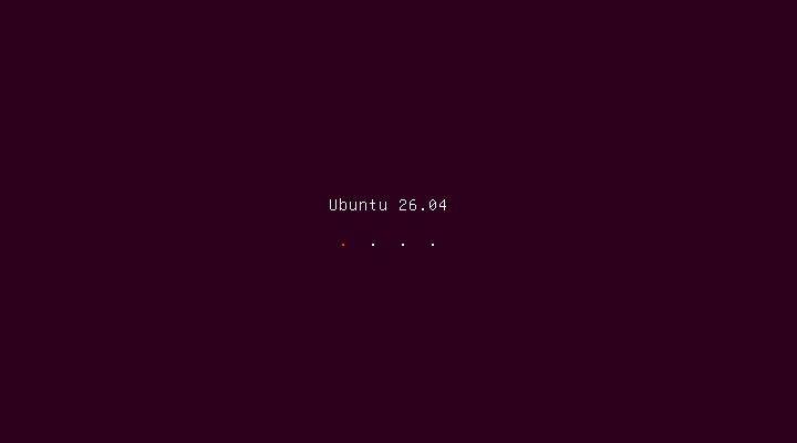Ubuntu 26.04 LTS 安装镜像启动界面